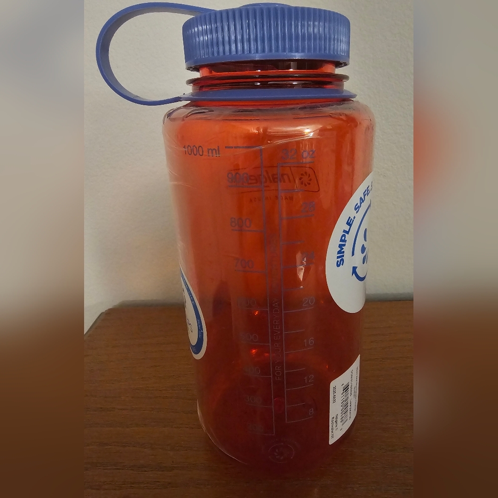 NWT Nalgene Wide Mouth - Marmalade Orange Sustain 32oz